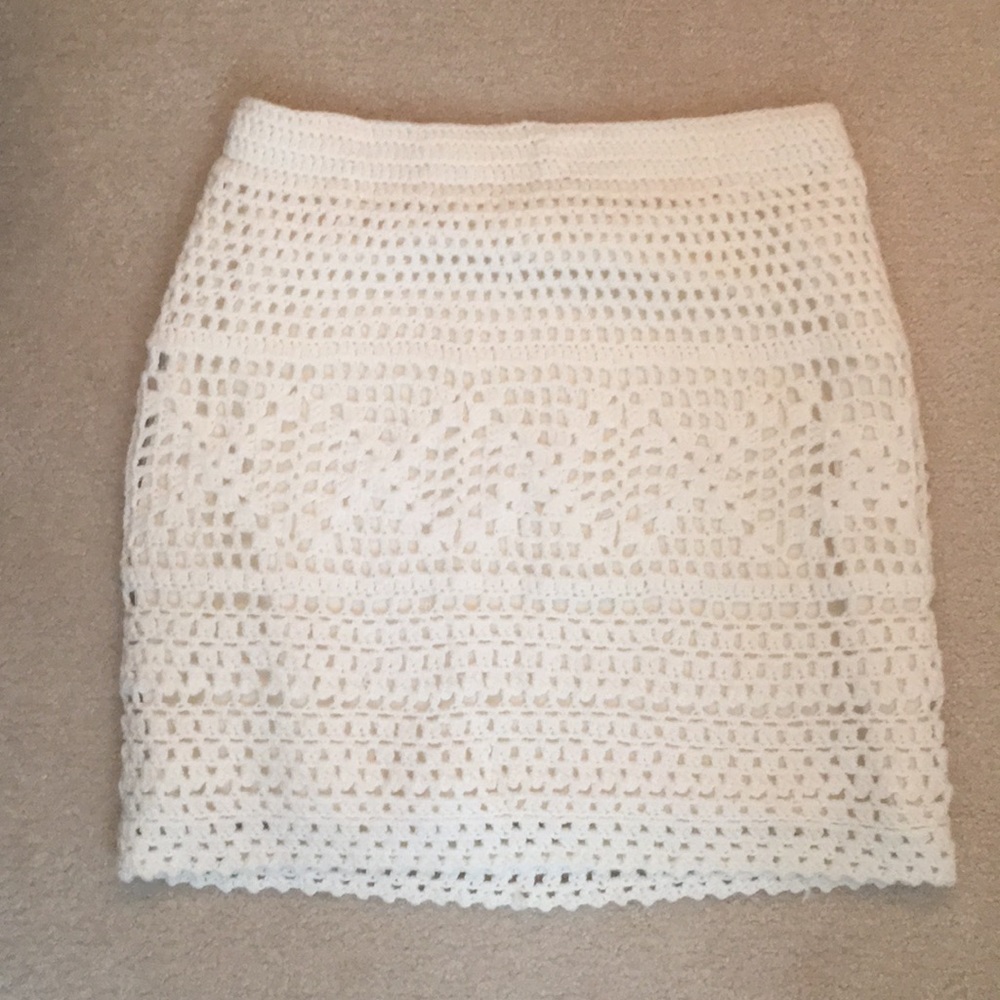 Pins and needles knit skirt
